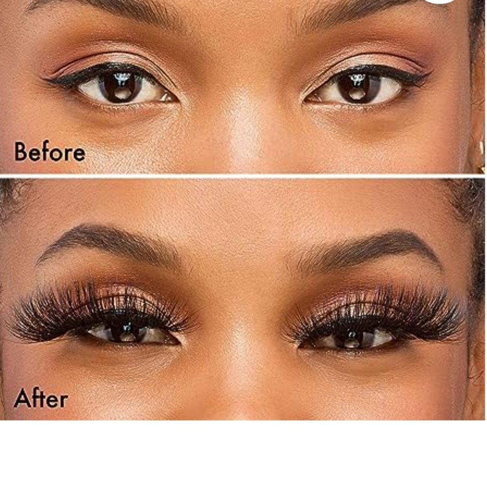 2 pack Luxury false eyelashes 100% real mink (342)